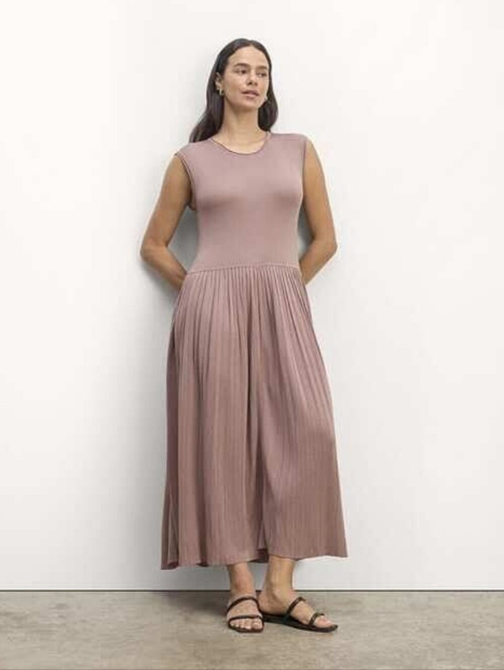 The Knit Pleated Dress